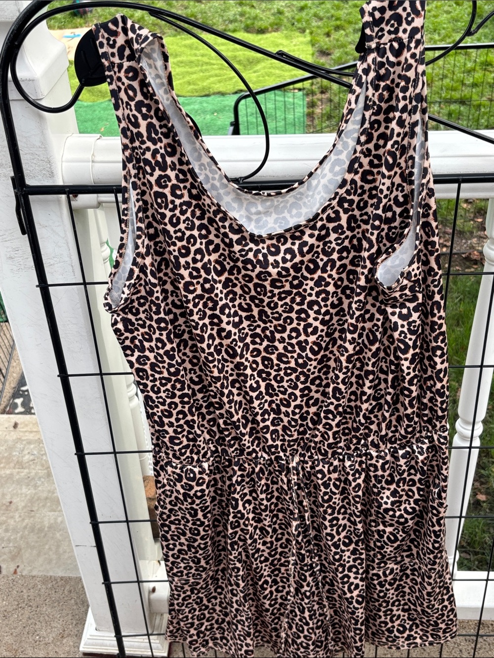 Xxl leopard print romper
